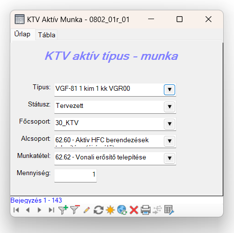 KTV aktív típus munka űrlap KTV aktív típus munka űrlap