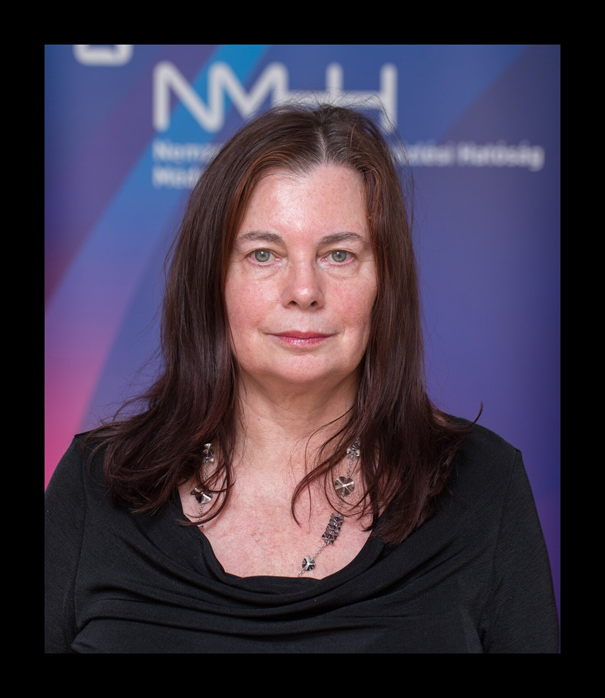 Portréfotó dr. Hankiss Ágnesről, a Médiatanács 2021. augusztus 17-én elhunyt tagjáról