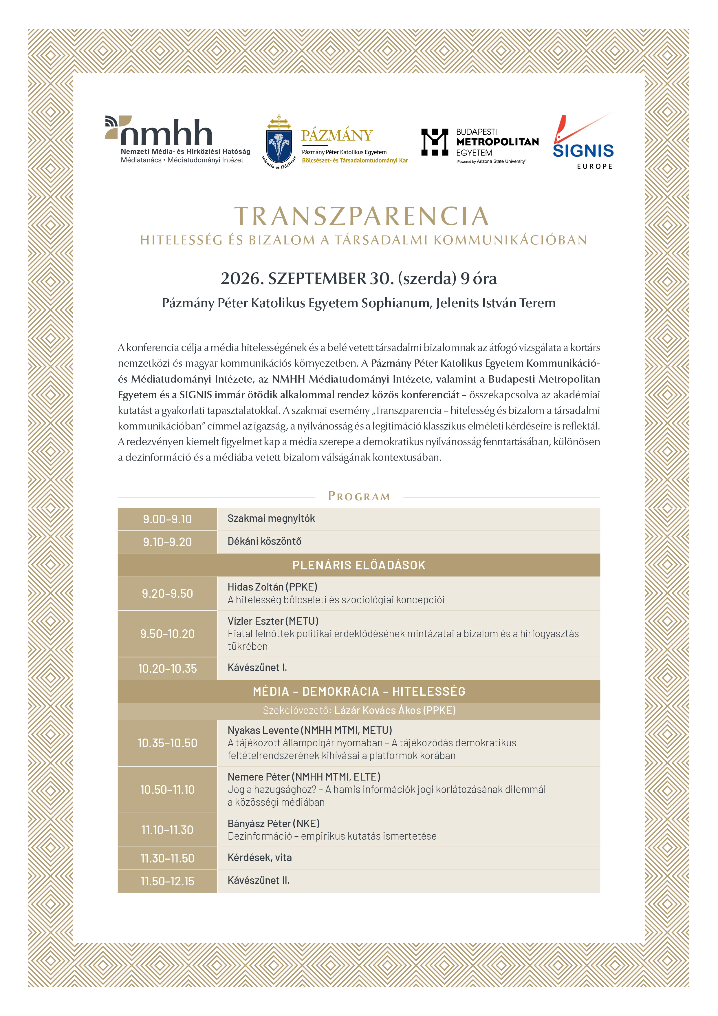 MTMI Konferencia Transzparencia 2026 1. oldal