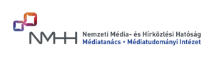 a Médiatudományi Intézet logója (kicsi, vízszintes)