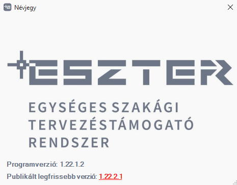 ESzTeR névjegye ESzTeR névjegye